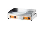 Płyta grillowa, 2/3 gładka, 1/3 ryflowana, Caterina, P 3.5 kW Caterina 745104