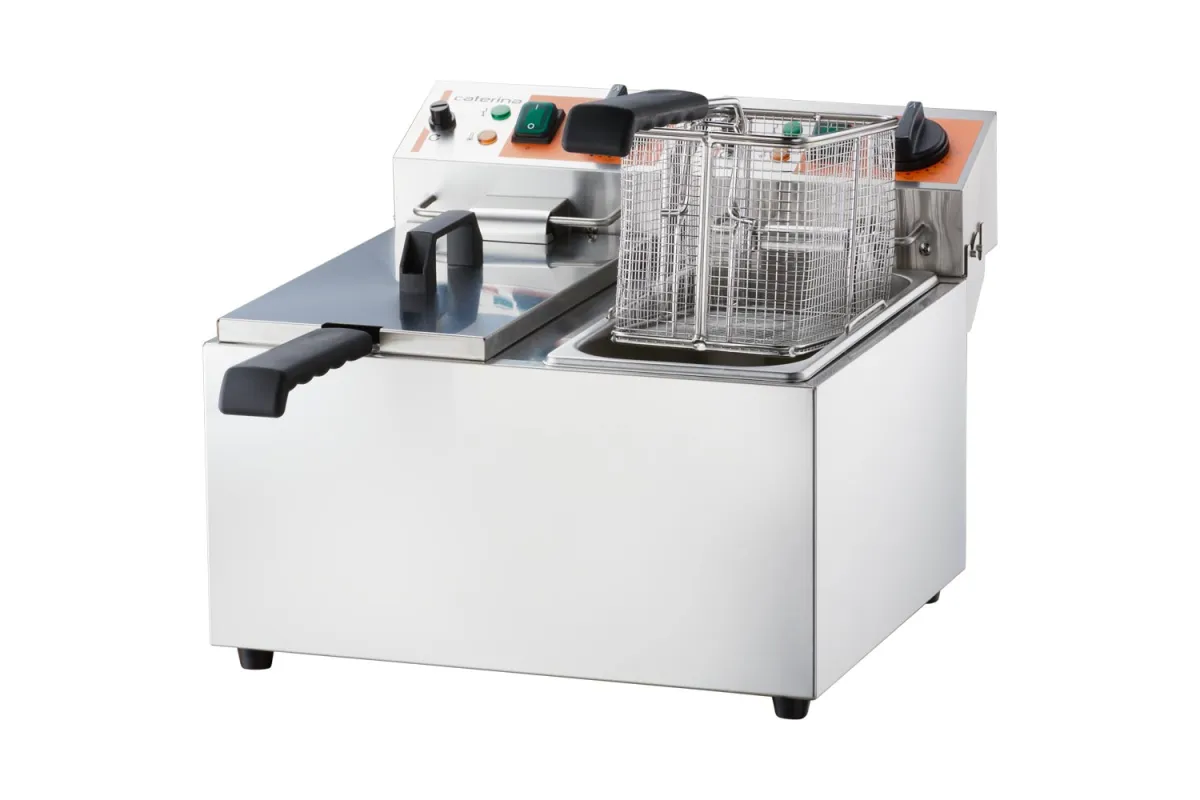 Frytownica elektryczna, 2-komorowa, pozioma, Caterina, V 2x5 l, P 2x3 kW Caterina 746079