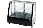 Witryna ekspozycyjna 100 l czarna oświetlenie LED Stalgast 852104
