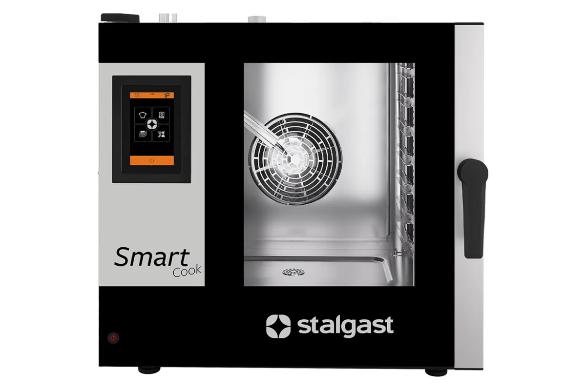 Piec konwekcyjno-parowy, STALGAST SmartCook, dotykowy, gazowy, 7xGN1/1, P 14 kW Stalgast 9100048