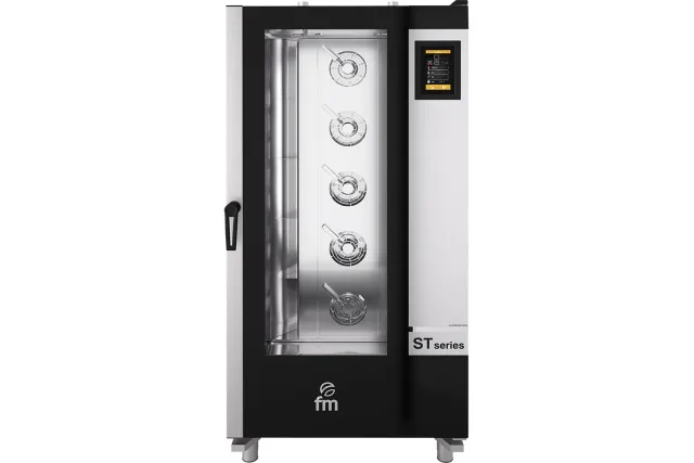 Piec konwekcyjno-parowy, piekarniczy z systemem mycia, ST-Bakery-Big, dotykowy, 16x600x400, P 26.25 kW FM Industrial 9120502