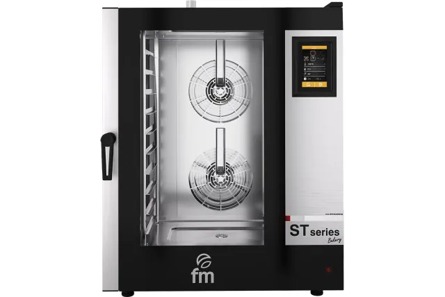 Piec konwekcyjno-parowy,  piekarniczy z systemem mycia, ST-Bakery, dotykowy, 10x(600x400), P 15.6 kW FM Industrial 9120596