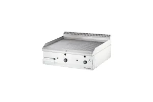 Płyta grillowa nastawna, stalowa, ryflowana, gazowa, 800x700, 13.0 kW, G30/37 mbar Stalgast 9731230