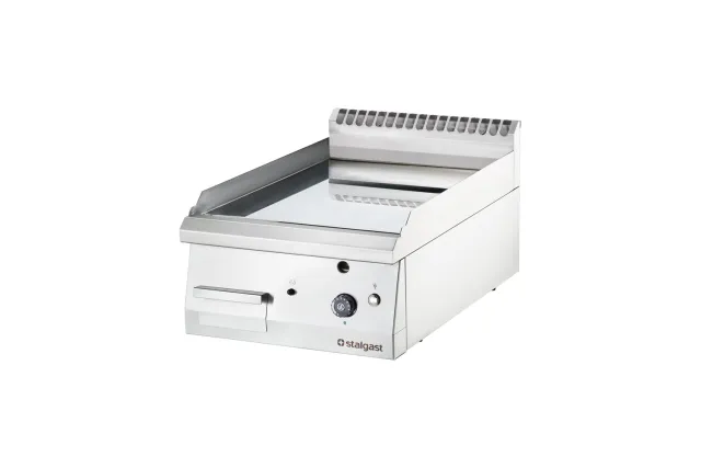Płyta grillowa nastawna, chromowana, gładka, gazowa, 400x700, 6.5 kW, G30/37 mbar Stalgast 9736130