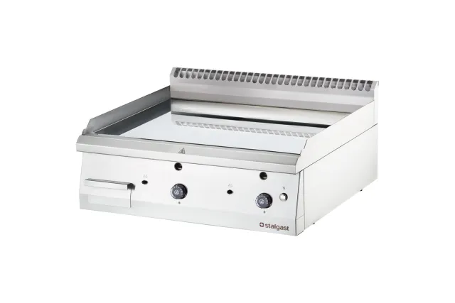 Płyta grillowa nastawna, chromowana, gładka, gazowa, 800x700, 13.0 kW, G30/37 mbar Stalgast 9737130