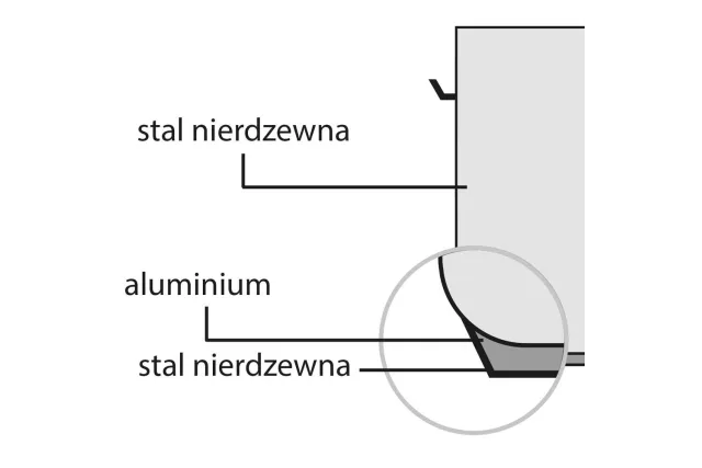 Garnek średni z pokrywką, stalowy, Ø 500 mm, V 62.8 l Stalgast 012502