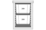 Termos transportowy, 6 x GN 1/1 65 mm Stalgast 053870