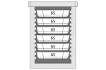 Termos transportowy, 6 x GN 1/1 65 mm Stalgast 053870