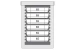Pojemnik termoizolacyjny, czarny, 12 x GN 1/1 20 mm Stalgast 055106