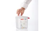 Pojemnik z polipropylenu z pokrywką szczelną, GN 1/9, H 65 mm Araven 169065