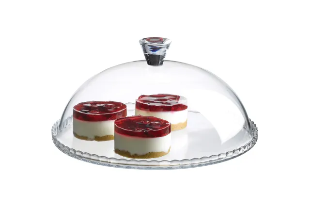 Patera, talerz szklany z pokrywą, Ø 320 mm Pasabahce 545025
