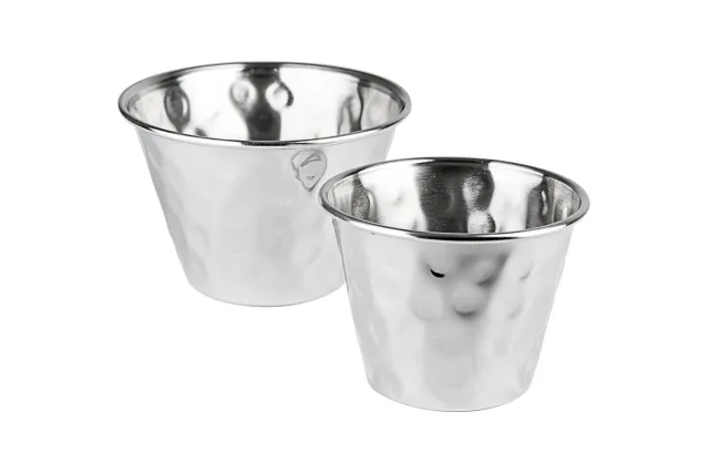 Mini dip młotkowany 75 ml Stalgast 546044