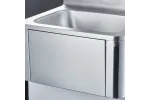 Umywalka z wyłącznikiem kolanowym, kranem i dozownikiem mydła Stalgast 610005