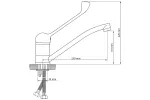 Bateria umywalkowa Stalgast 651110