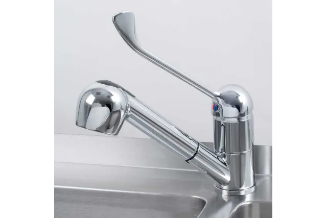 Bateria umywalkowa z prysznicem Stalgast 651111