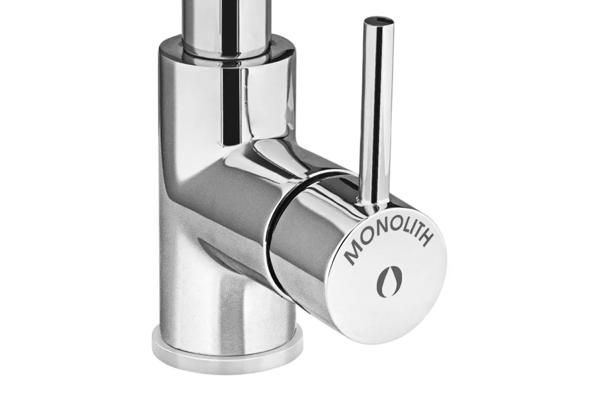 Bateria umywalkowa z wyciąganym prysznicem, H 370 mm Monolith 651114