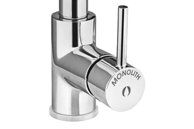 Bateria umywalkowa z wyciąganym prysznicem, H 370 mm Monolith 651114