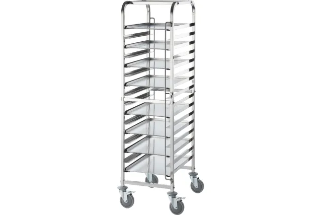 Wózek transportowy ze stali nierdzewnej, 16x 400x600 mm Stalgast 662461