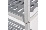 Regał magazynowy aluminiowy na 2 nogach. 859x560x1680 mm Stalgast 686096