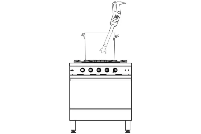 Mikser ręczny, CMP 250 Combi, P 0.31 kW, U 230 V Robot Coupe 711252