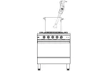 Mikser ręczny, CMP 300 Combi, P 0.35 kW, U 230 V Robot Coupe 711302
