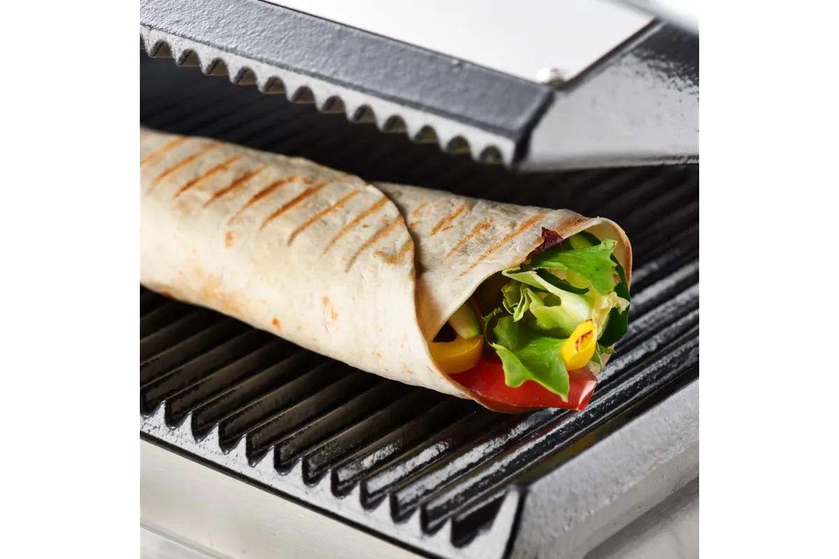 Kontakt grill podwójny ryflowany, P 3.6 kW Caterina 742028
