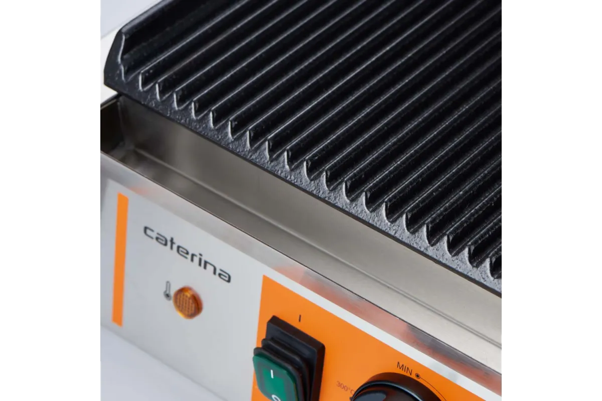 Kontakt grill podwójny ryflowany, P 3.6 kW Caterina 742028