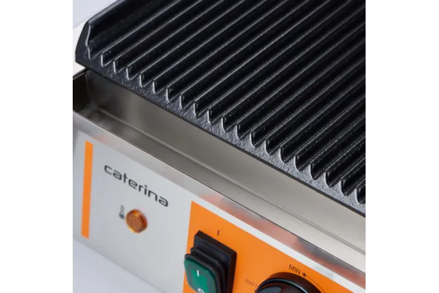 Kontakt grill podwójny ryflowany, P 3.6 kW Caterina 742028
