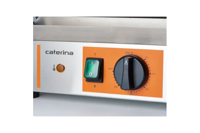 Kontakt grill podwójny ryflowany, P 3.6 kW Caterina 742028