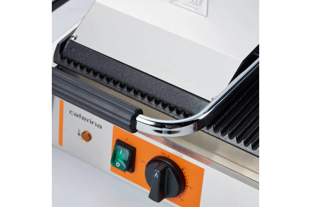 Kontakt grill podwójny ryflowany, P 3.6 kW Caterina 742028