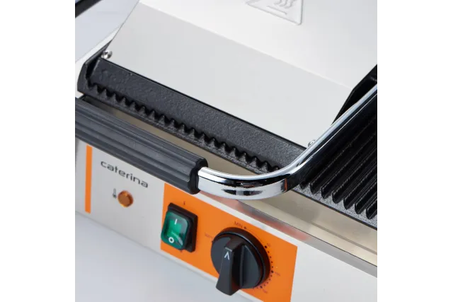 Kontakt grill podwójny ryflowany, P 3.6 kW Caterina 742028