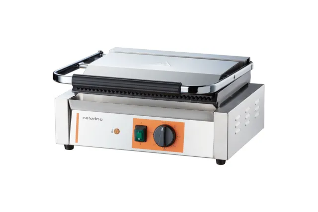 Kontakt grill, Panini, ryflowany, Caterina, P 2.2 kW Caterina 742038