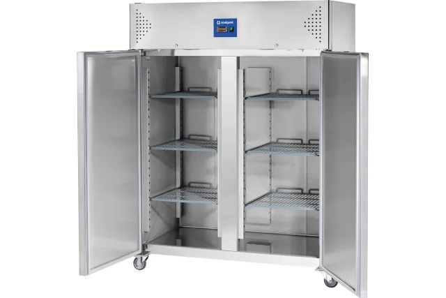 Szafa chłodnicza 2 drzwiowa ze stali nierdzewnej, GN 2/1, V 1300 l Stalgast 830130