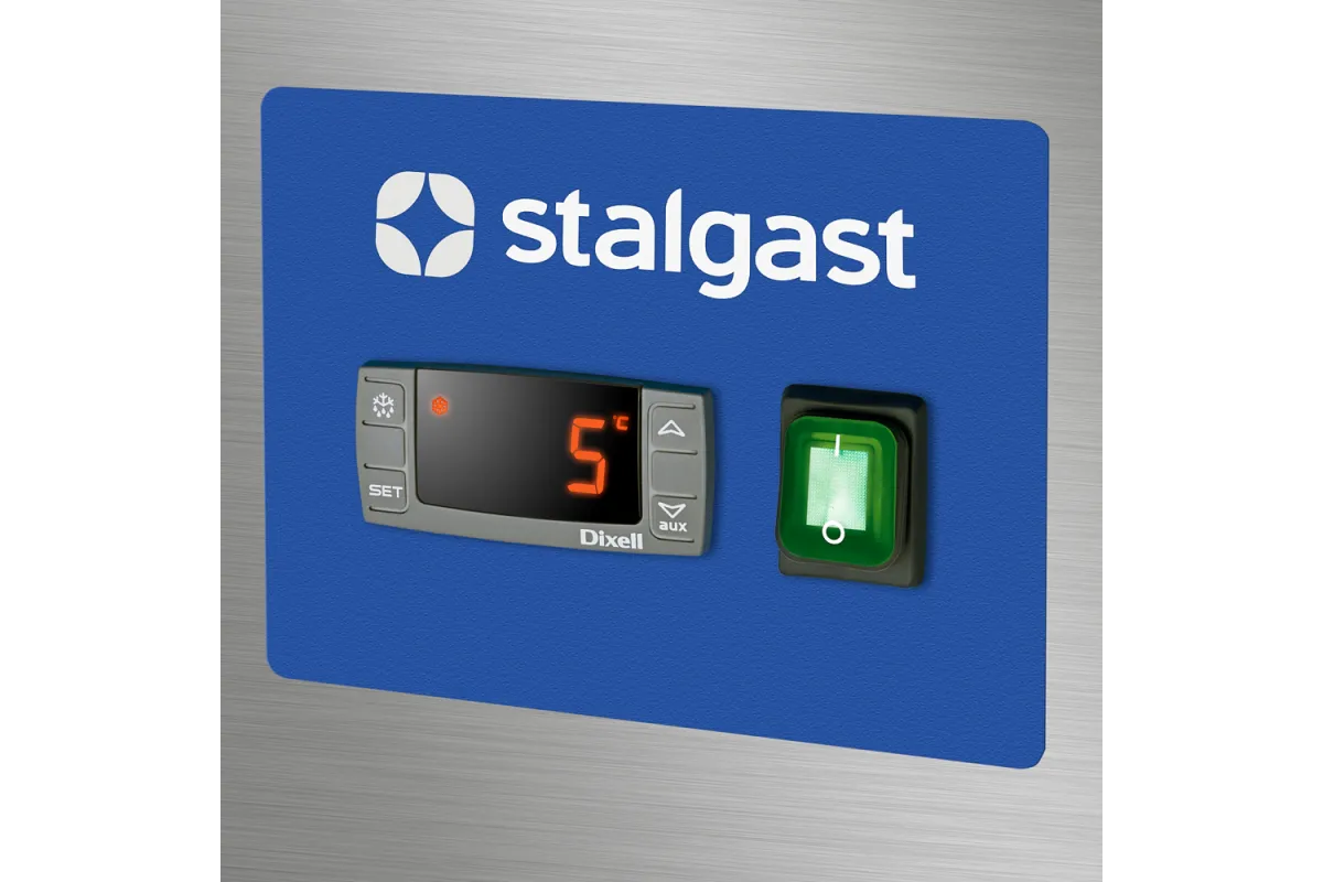 Szafa chłodnicza 2 drzwiowa ze stali nierdzewnej, GN 2/1, V 1300 l Stalgast 830130