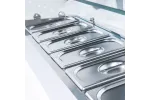 Witryna chłodnicza nadstawna z szybą, 6 x GN 1/4 Stalgast 834641