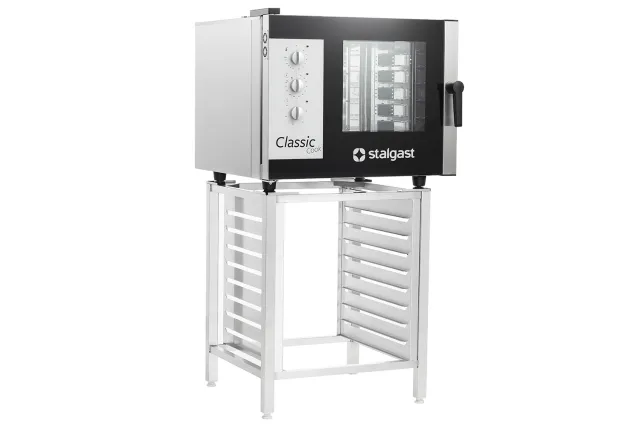 Piec konwekcyjno-parowy, STALGAST ClassicCook, manualny, gazowy, 7xGN1/1, P 14 kW Stalgast 9100046