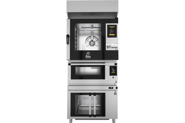 Piec statyczny z nawilżaniem, piekarniczy, ST-Bakery, dotykowy, P 5.4 kW FM Industrial 9120581
