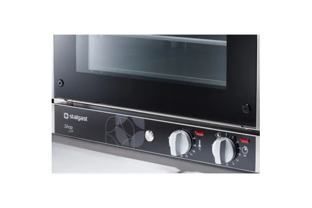 Piec konwekcyjny z nawilżaniem, ShopCook, manualny, 4x600x400/4xGN 1/1, P 6.3 kW Stalgast 912059