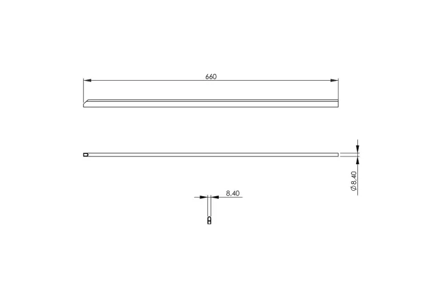 Listwa łącząca do linii 700, niska, długa Stalgast 9700073