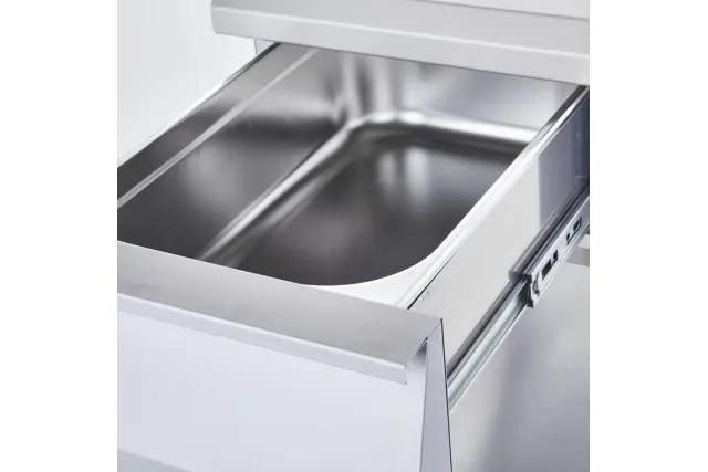 Stanowisko neutralne, nastawne, z szufladą, 400 mm Stalgast 9700210