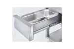 Stanowisko neutralne, nastawne, z szufladami, 1200 mm Stalgast 9700610