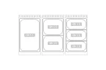 Bemar elektryczny, 2xGN 1/1, 1.6 kW Stalgast 9721000