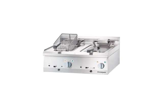 Frytownica elektryczna, nastawna, V 2x10 l, 18 kW Stalgast 9726000
