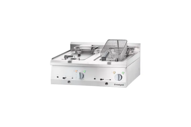 Frytownica elektryczna, nastawna, V 2x10 l, 18 kW Stalgast 9726000