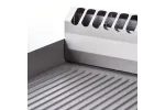 Płyta grillowa nastawna, stalowa, ryflowana, gazowa, 400x700, 6.5 kW, G20/20 mbar Stalgast 9730210