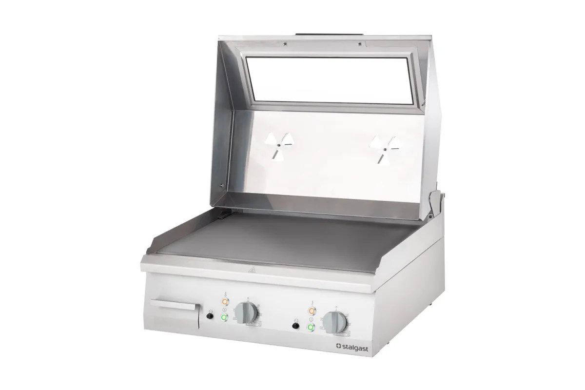 Płyta grillowa elektryczna, gładka, z pokrywą, 8.1 kW Stalgast 9731190
