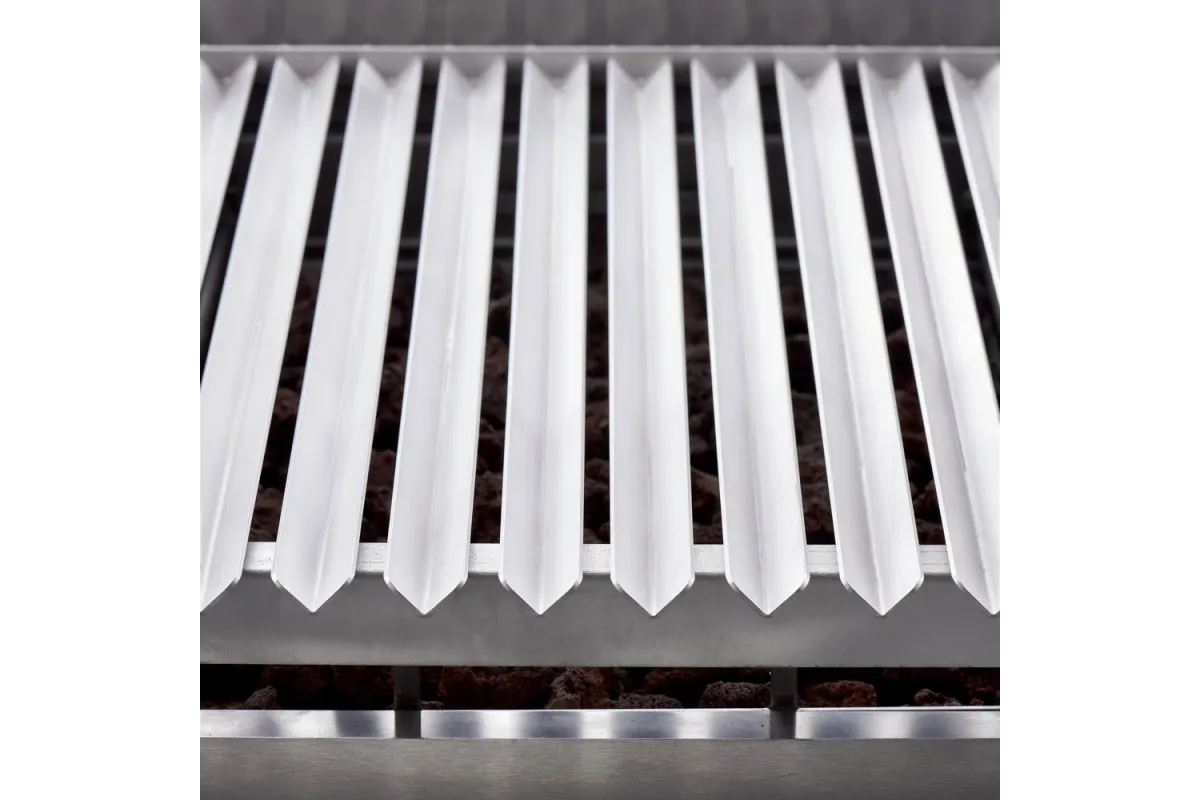 Lava grill gazowy, ruszt V, 400x700, 8.0 kW, G30/37 mbar Stalgast 9732030