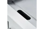 Płyta grillowa nastawna, chromowana, gładko-ryflowana, gazowa, 800x700, 13.0 kW, G20/20 mbar Stalgast 9737310