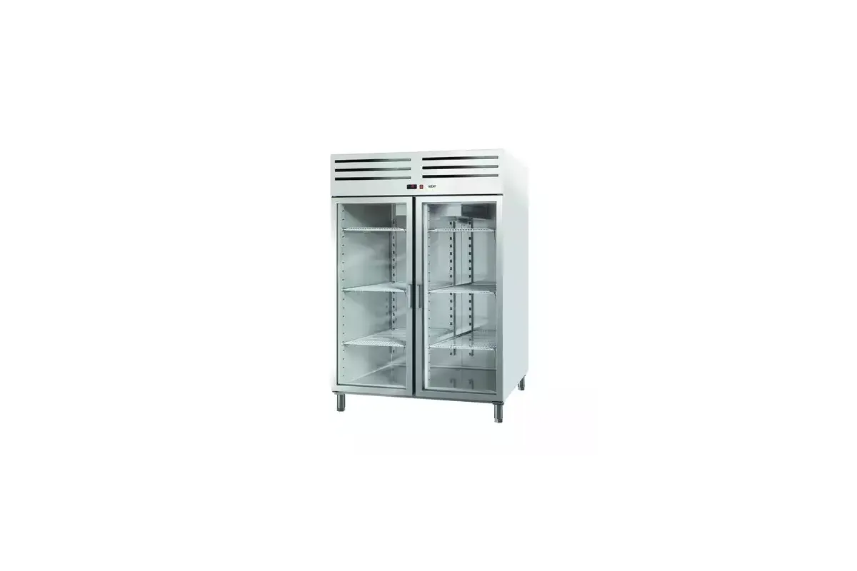 SZAFA CHŁODNICZA PODWÓJNA PRZESZKLONA GN 2/1 ECP-1402 HC GD ASBER