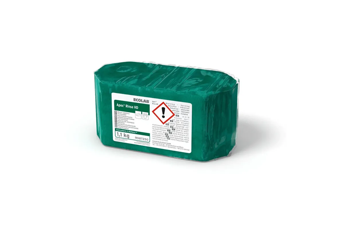 Apex Rinse HD 1,1 kg Ecolab 9087230 środek do nabłyszczania naczyń w zmywarkach